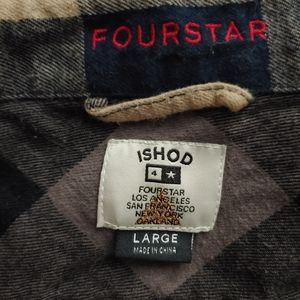 Fourstar clothing Ishod Wair flannel slightly used